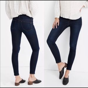 Madewell Maternity Side-Panel Skinny Jean Larkspur
